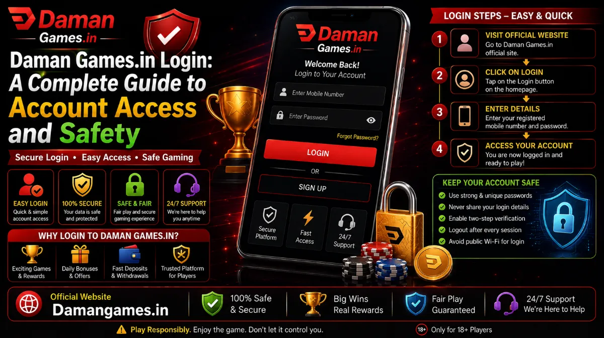 Daman Games.in Login